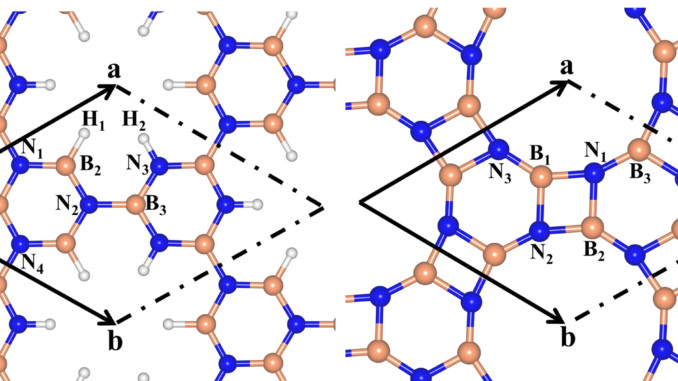 Theoretical study of porous surfaces derived from graphene and boron nitride