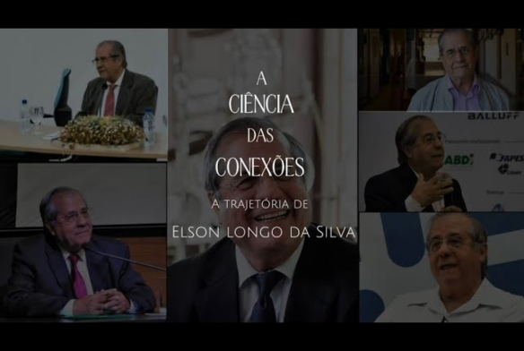 Documentário retrata a trajetória humana e científica do professor Elson Longo da Silva